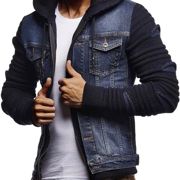 Other - Denim Jacket with hood